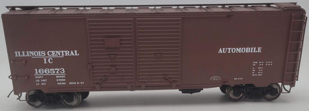 InterMountain 25213S-01 O Illinois Central 1937 A.A.R. 40' Double Door Boxcar EX/Box