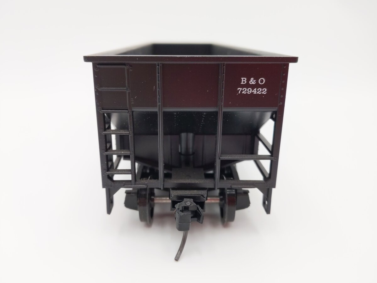 Weaver O Scale Baltimore & Ohio 2-Bay Hopper Car #729422 (2-Rail) EX
