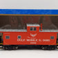 Atlas 7657-2 O Scale Gulf Mobile & Ohio Standard Cupola Caboose #2998 (2-Rail) LN/Box