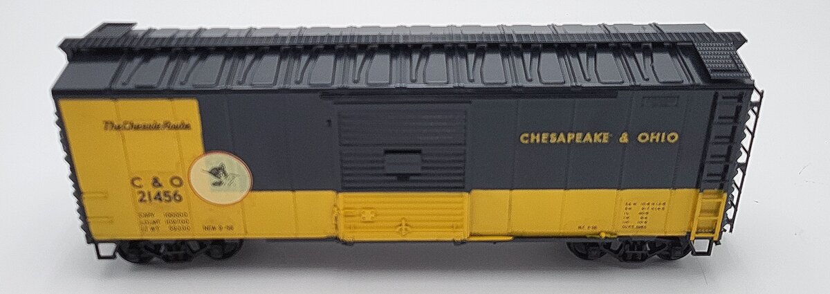 Atlas 6245 O Scale Chesapeake and Ohio Boxcar #21456 2-Rail VG