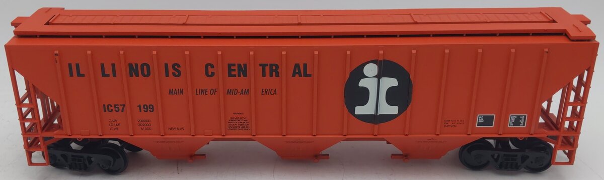 Weaver U3612 O Scale Illinois Central Hopper #57119 (2-Rail) EX/Box