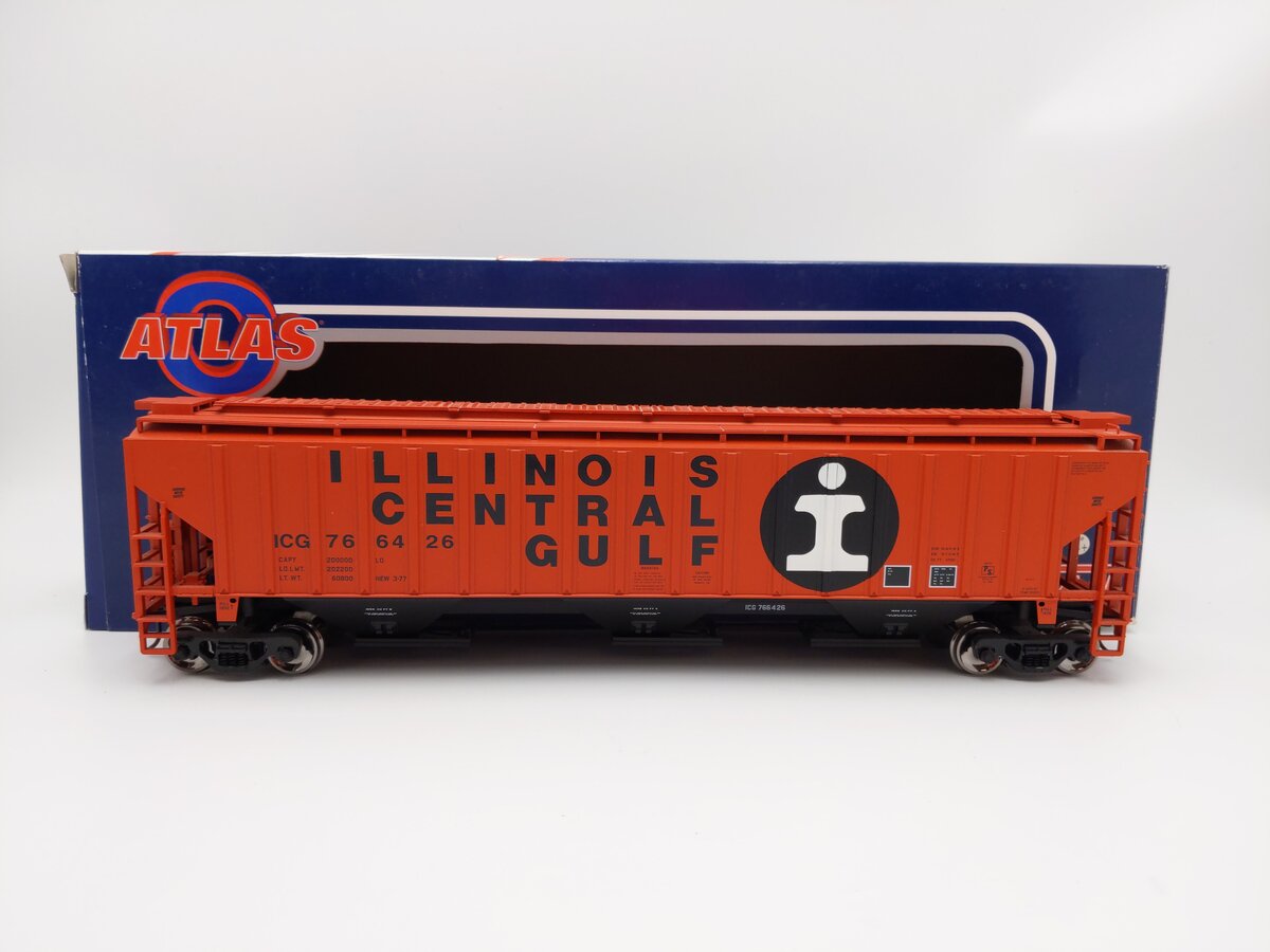 Atlas 2001654-2 O Illinois Central Gulf PS-4750 Covered Hopper #766426 (2-Rail) LN/Box