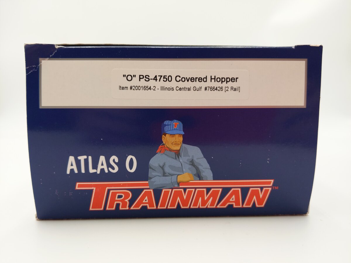 Atlas 2001654-2 O Illinois Central Gulf PS-4750 Covered Hopper #766426 (2-Rail) LN/Box
