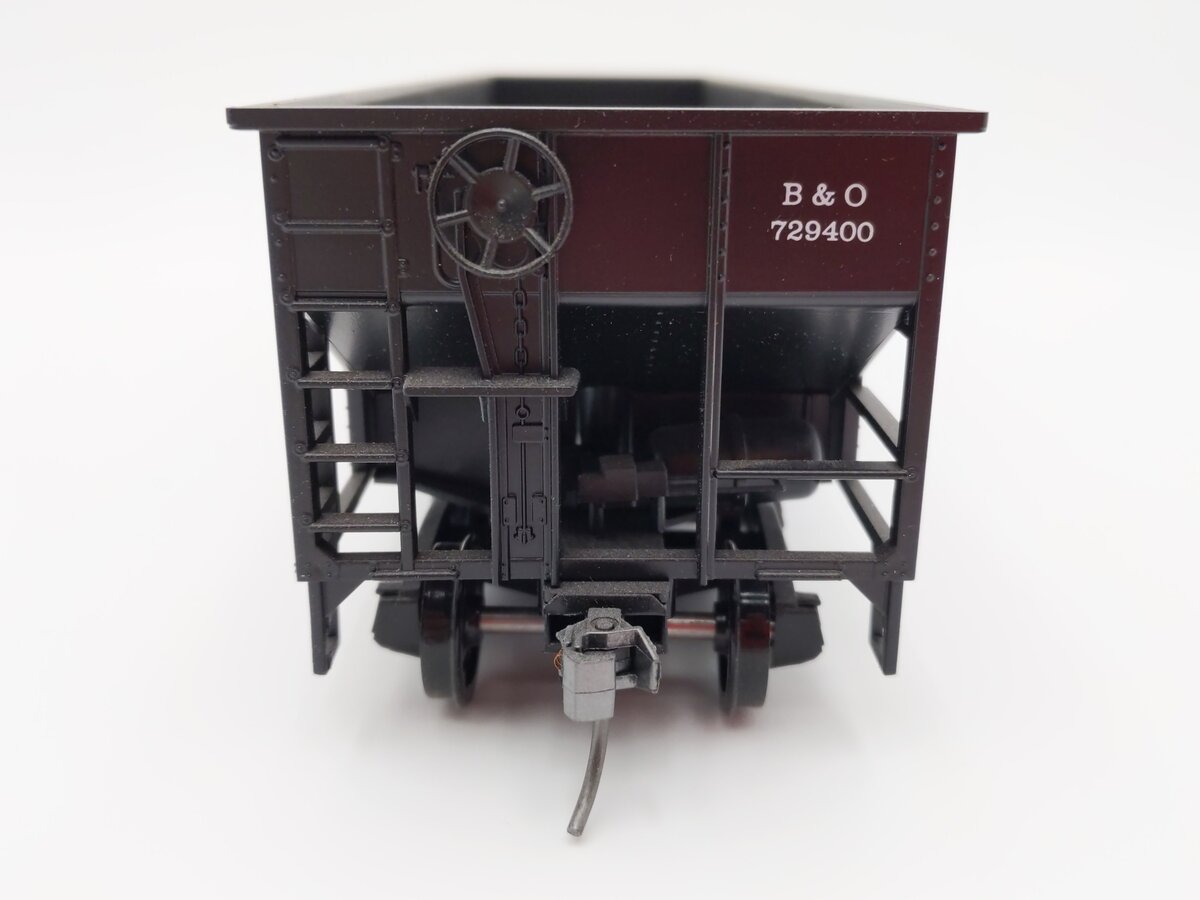 Weaver O Scale Baltimore & Ohio 2-Bay Hopper Car #729400 (2-Rail) EX