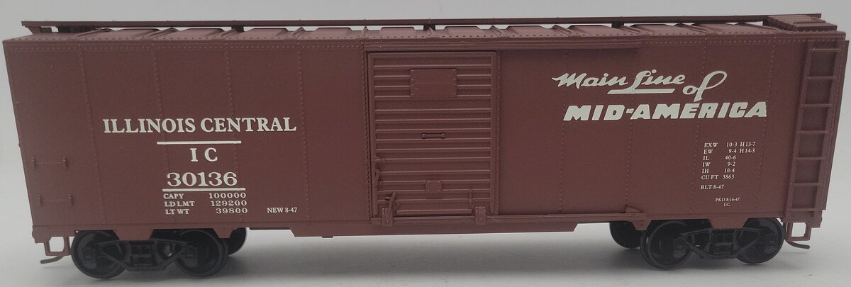 Weaver U3527S O Gauge Illinois Central Boxcar #30136 EX/Box