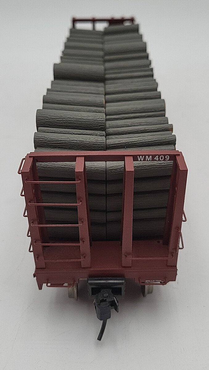 Atlas 3004405-2 Western Maryland 42' Pulpwood Flat Car #409 (2-Rail) LN/Box