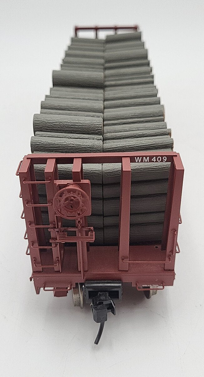 Atlas 3004405-2 Western Maryland 42' Pulpwood Flat Car #409 (2-Rail) LN/Box