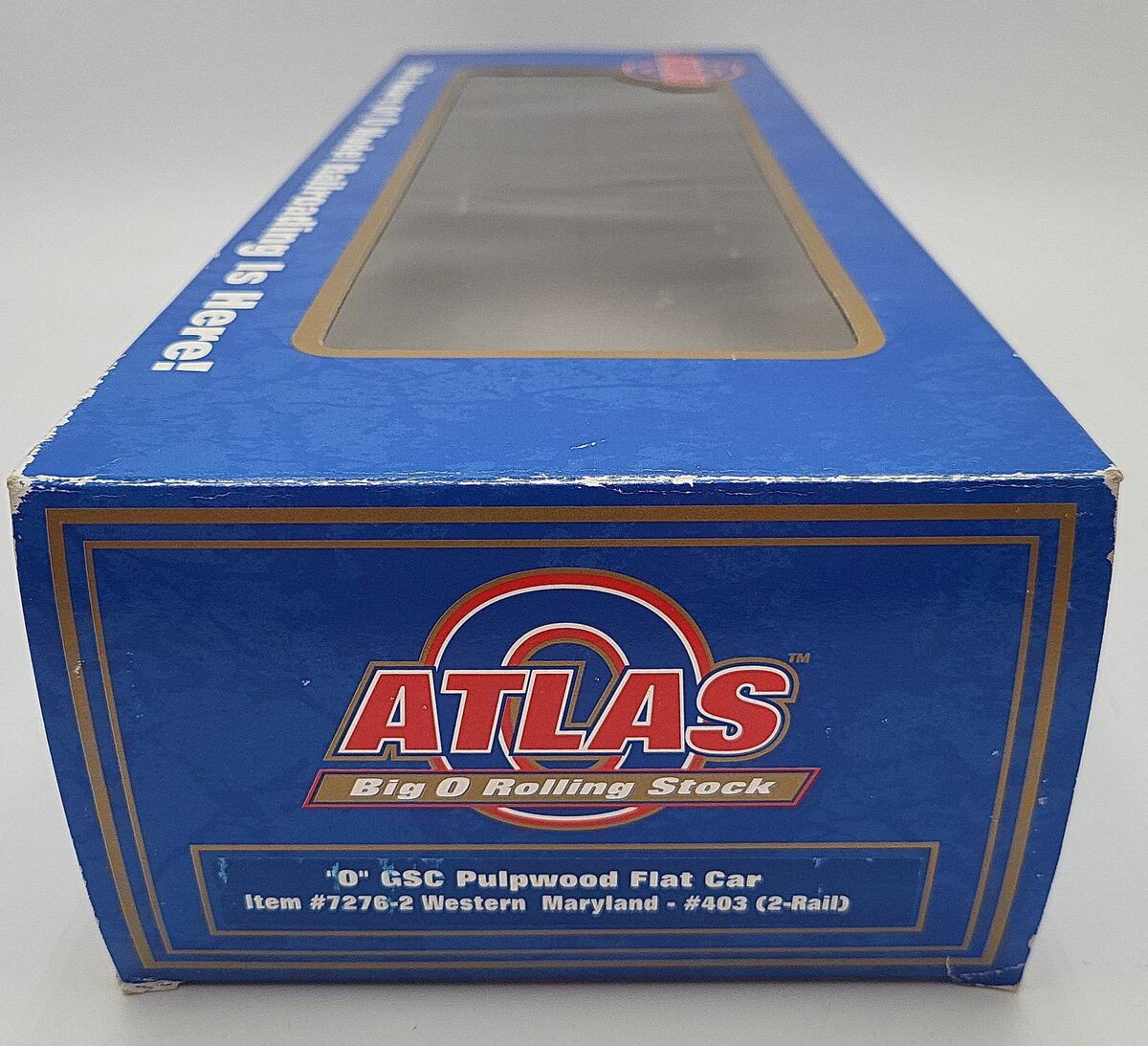 Atlas 7276-2 O Scale Western Maryland Lumber Car #403 2-rail LN/Box