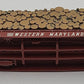 Atlas 7276-2 O Scale Western Maryland Lumber Car #403 2-rail LN/Box