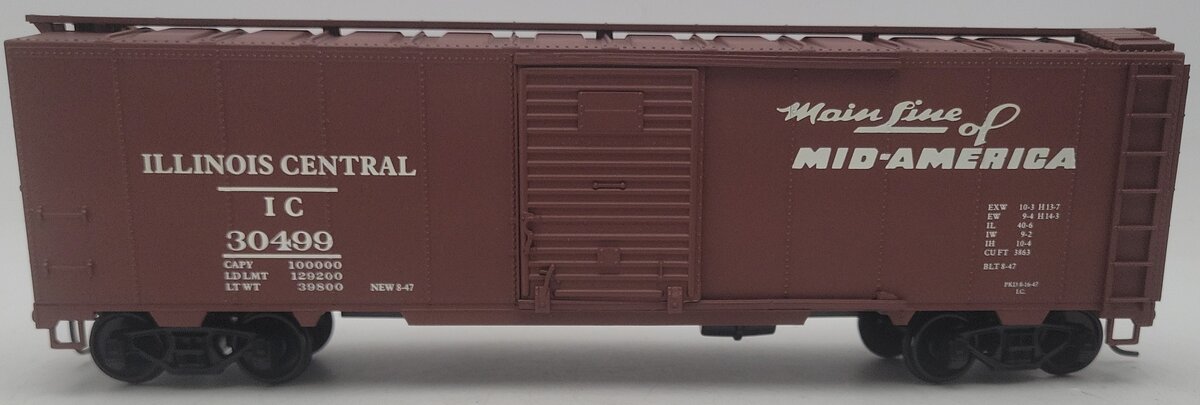 Weaver U3527S O Scale 2-Rail Illinois Central Boxcar #30499 EX/Box