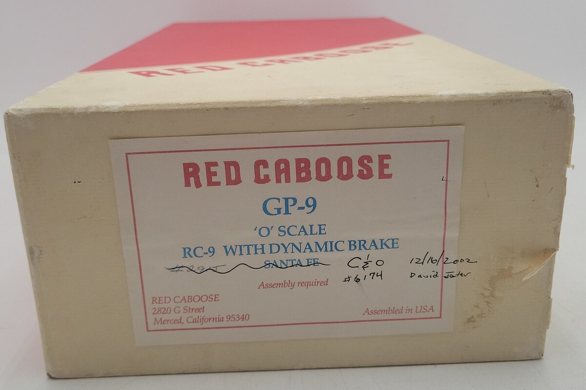 Red Caboose O Scale Custom Weathered Chesapeake & Ohio Diesel #6174 - 2 Rail/Box