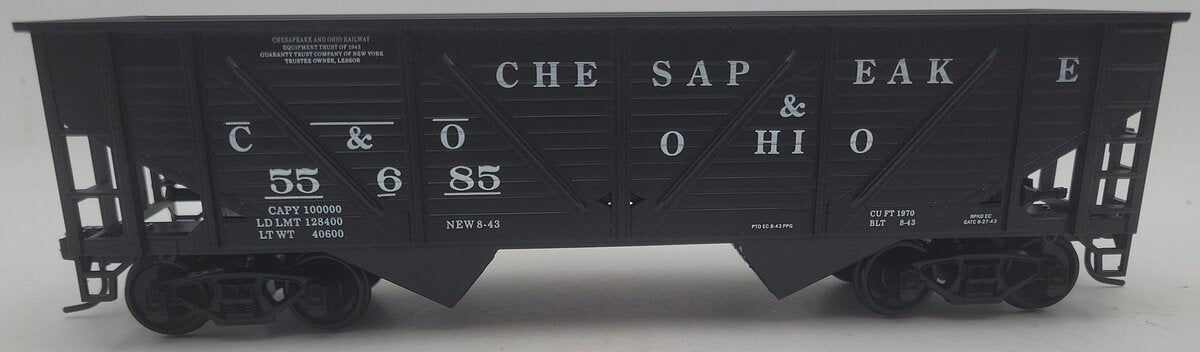 Weaver O Scale Chesapeake & Ohio Hopper Car #55685 (2 Rail) EX/Box