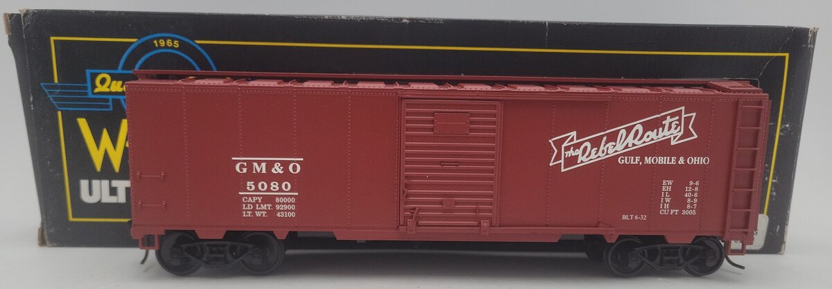 Weaver O Gauge Gulf Mobile & Ohio Boxcar #5080 EX/Box