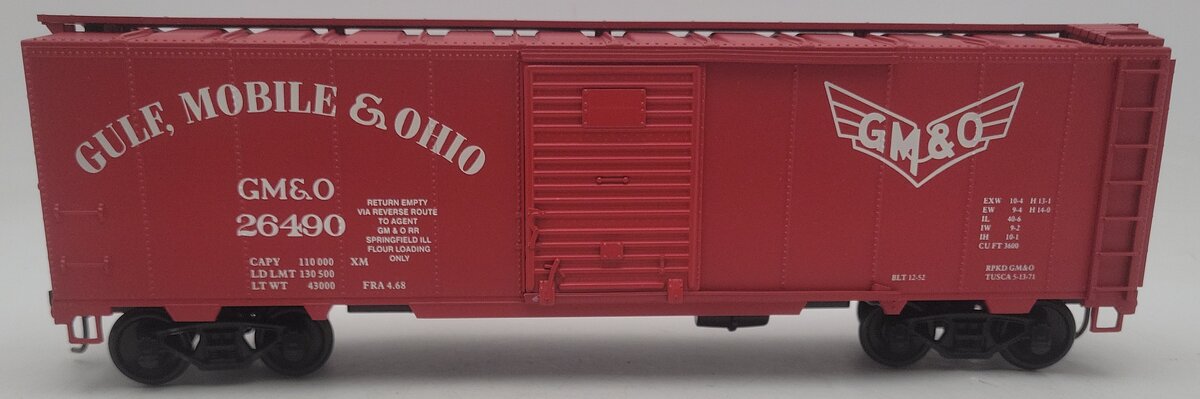 Weaver O Scale Gulf Mobile & Ohio Boxcar #26490 (2-Rail) EX/Box