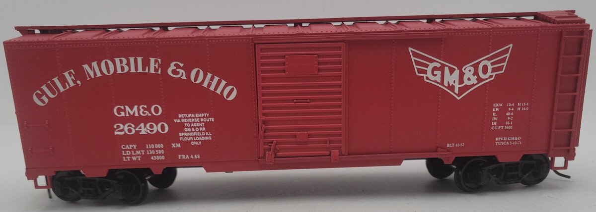 Weaver O Scale Gulf Mobile & Ohio Boxcar #26490 (2-Rail) EX/Box