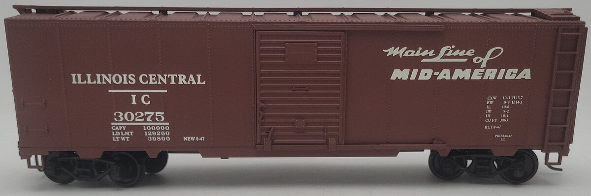 Weaver U3527S O Gauge Illinois Central Boxcar #30275 EX/Box