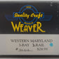Weaver 4029 O Scale 2-Rail Western Maryland 3 Bay Coal Car #80212 EX/Box