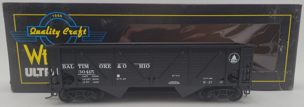 Weaver O Scale 2-Rail Baltimore & Ohio Hopper Car #30415 EX/Box
