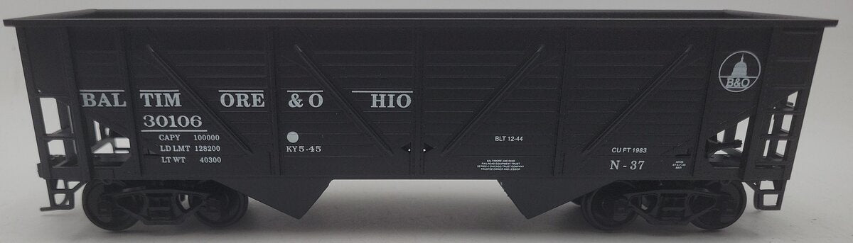 Weaver O Scale 2-Rail Baltimore & Ohio Hopper Car #30106 EX/Box