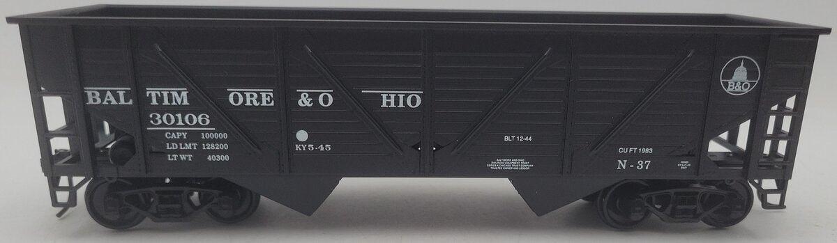 Weaver O Scale 2-Rail Baltimore & Ohio Hopper Car #30106 EX/Box