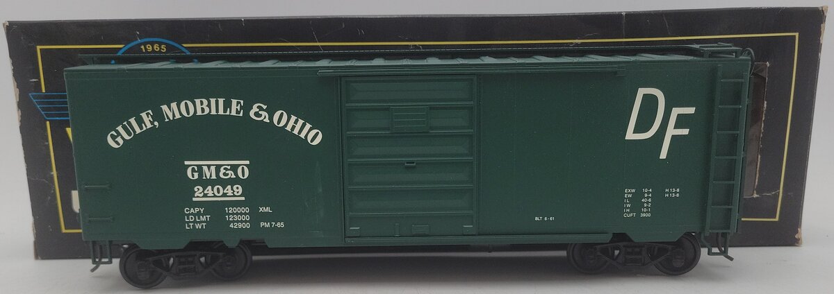 Weaver O Scale Gulf Mobile & Ohio Boxcar #24049 (2-Rail) EX/Box