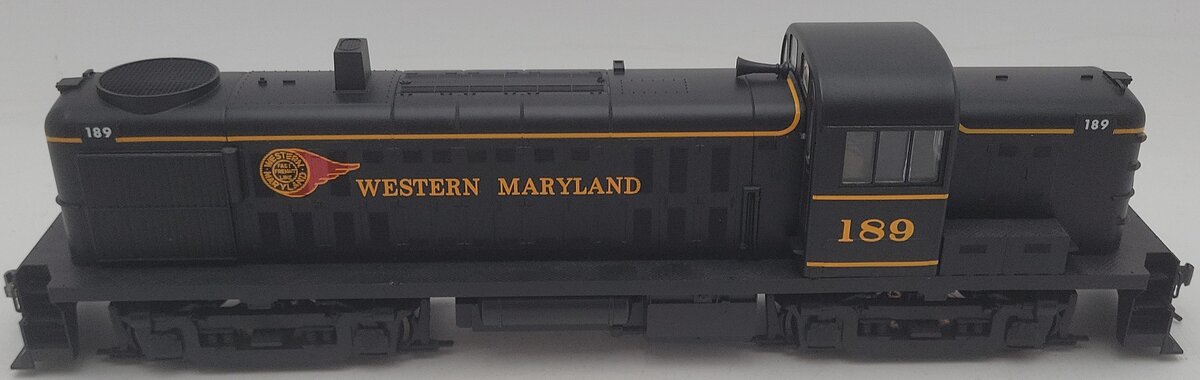 Weaver 5006 O Scale Western Maryland Diesel Locomotive #189 (2 Rail) EX/Box