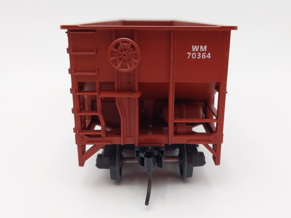 Weaver U18005LD Western Maryland 3 Bay 9 Panel Hopper #70238 (2-Rail) EX/Box