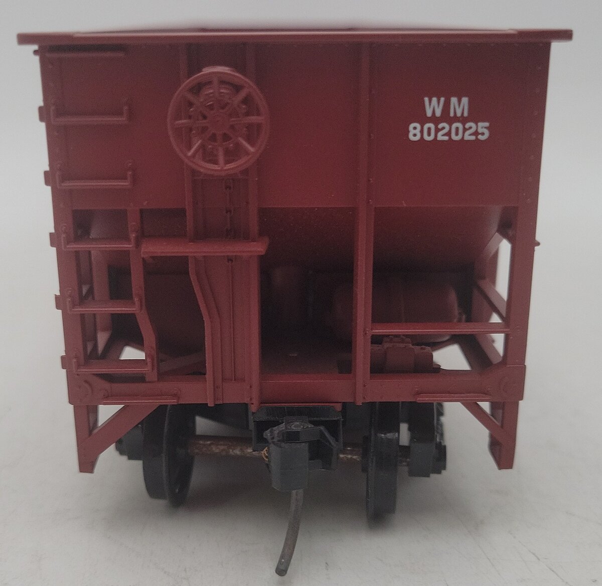 Weaver 4004 Western Maryland 3-Bay 2-Rail Hopper Car #802025 EX/Box