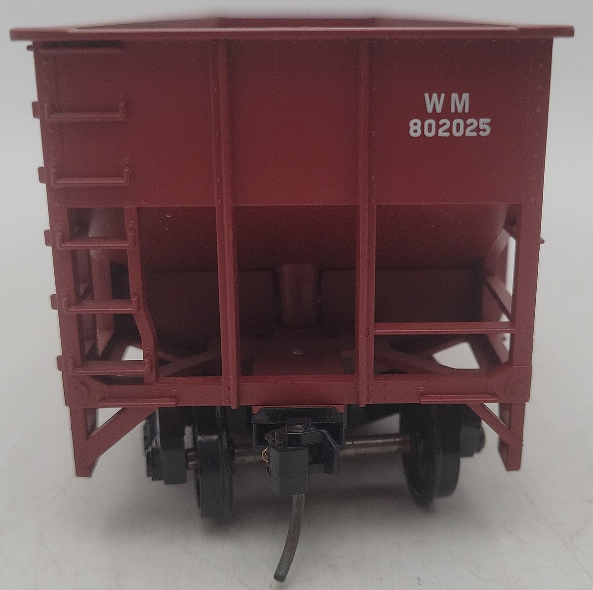Weaver 4004 Western Maryland 3-Bay 2-Rail Hopper Car #802025 EX/Box