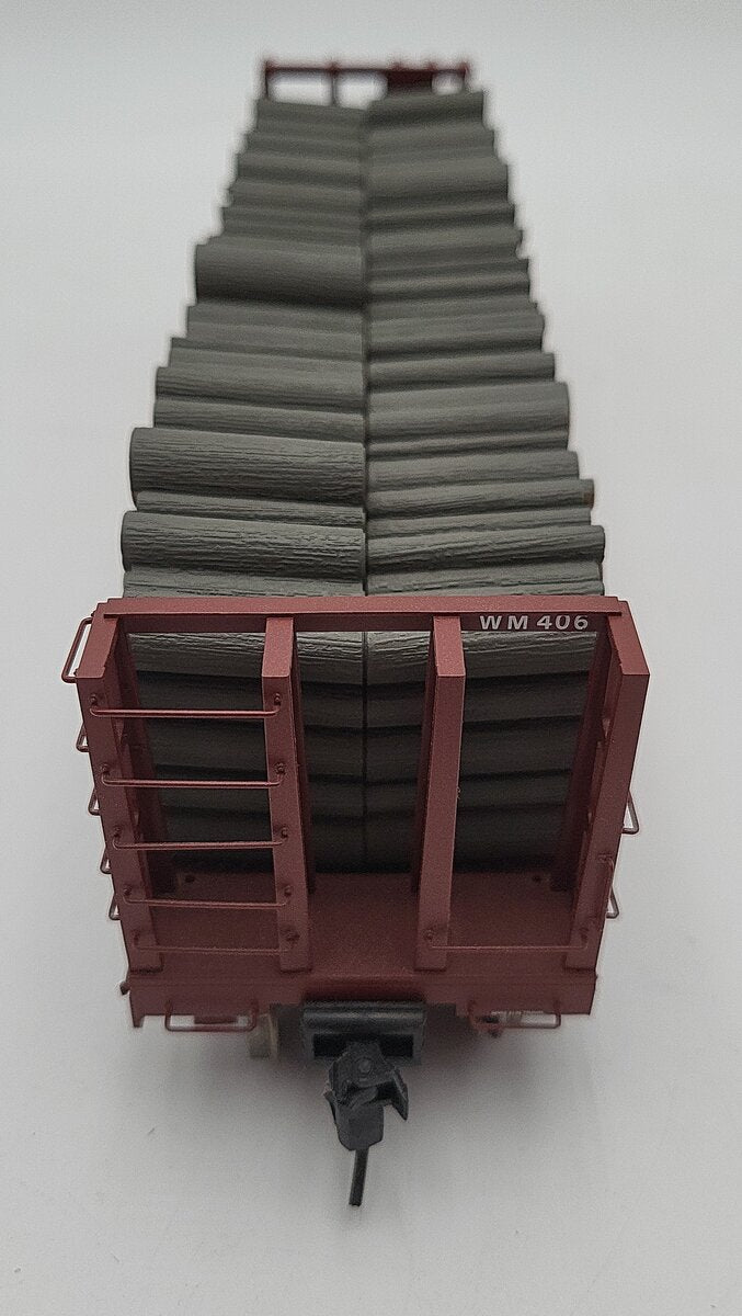 Atlas 3004405-1 O Scale Western Maryland Flat Car #406 (2-Rail) LN/Box