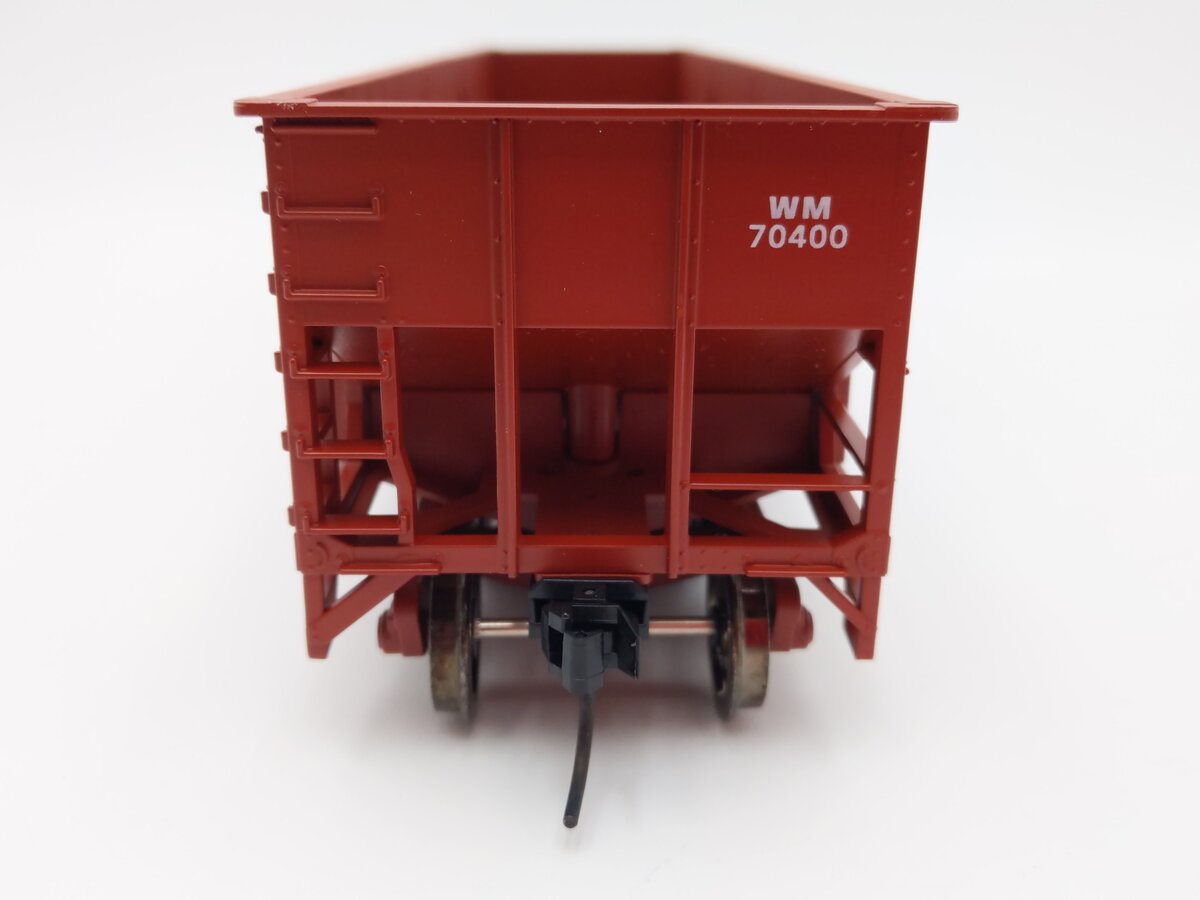 Weaver U18005SD O Scale Western Maryland 3-Bay 9 Panel Hopper #70400 (2-Rail) EX/Box