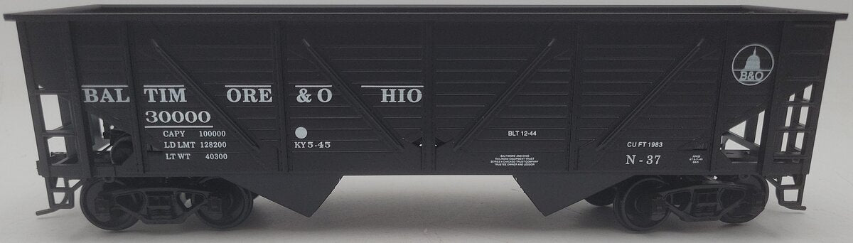 Weaver O Gauge Baltimore & Ohio 2-Rail Hopper Car #30000 EX/Box