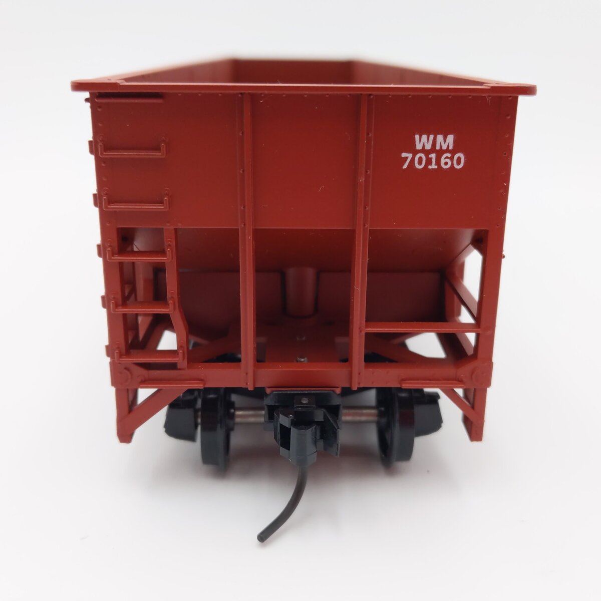 Weaver U18005LD Western Maryland 3 Bay 9 Panel Hopper #70238 (2-Rail) EX/Box