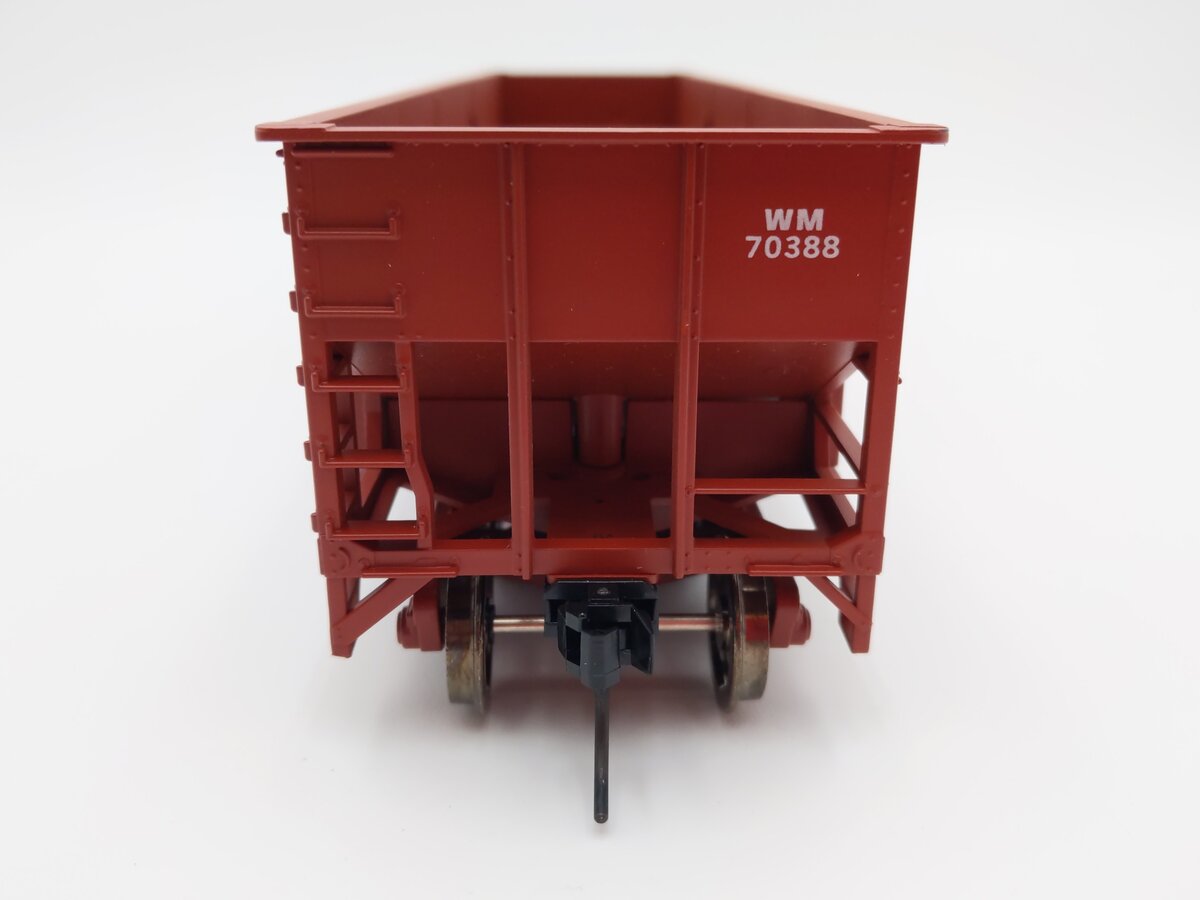 Weaver U18005SD O Scale Western Maryland 3-Bay 9 Panel Hopper #70388 (2-Rail) EX/Box