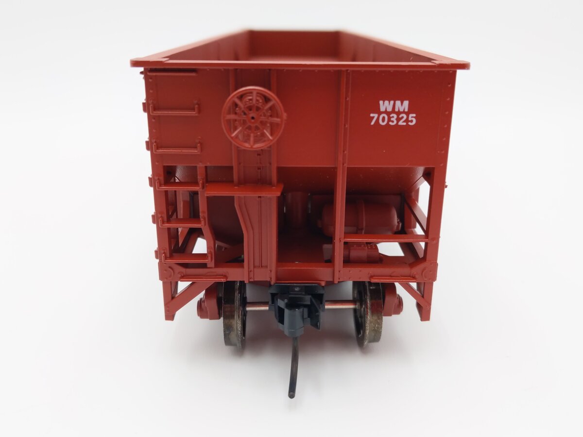 Weaver U18005SD O Scale Western Maryland 3-Bay 9 Panel Hopper #70325 (2-Rail) EX/Box