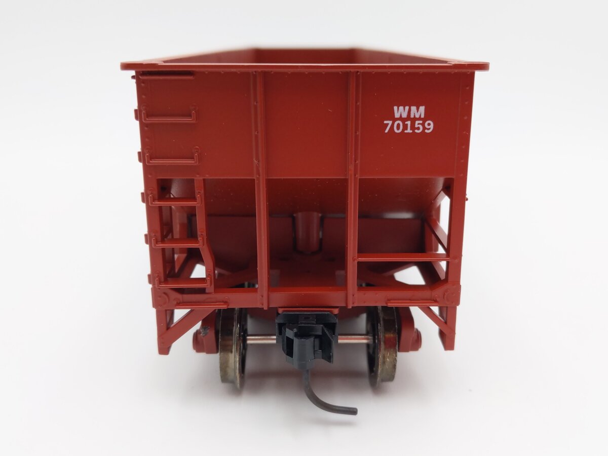 Weaver U18005SD O Scale Western Maryland 3-Bay 9 Panel Hopper #70159 (2-Rail) EX/Box