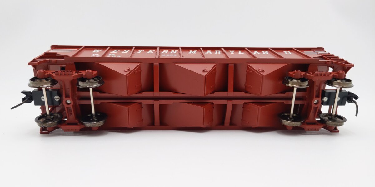 Weaver U18005SD O Scale Western Maryland 3-Bay 9 Panel Hopper #70159 (2-Rail) EX/Box