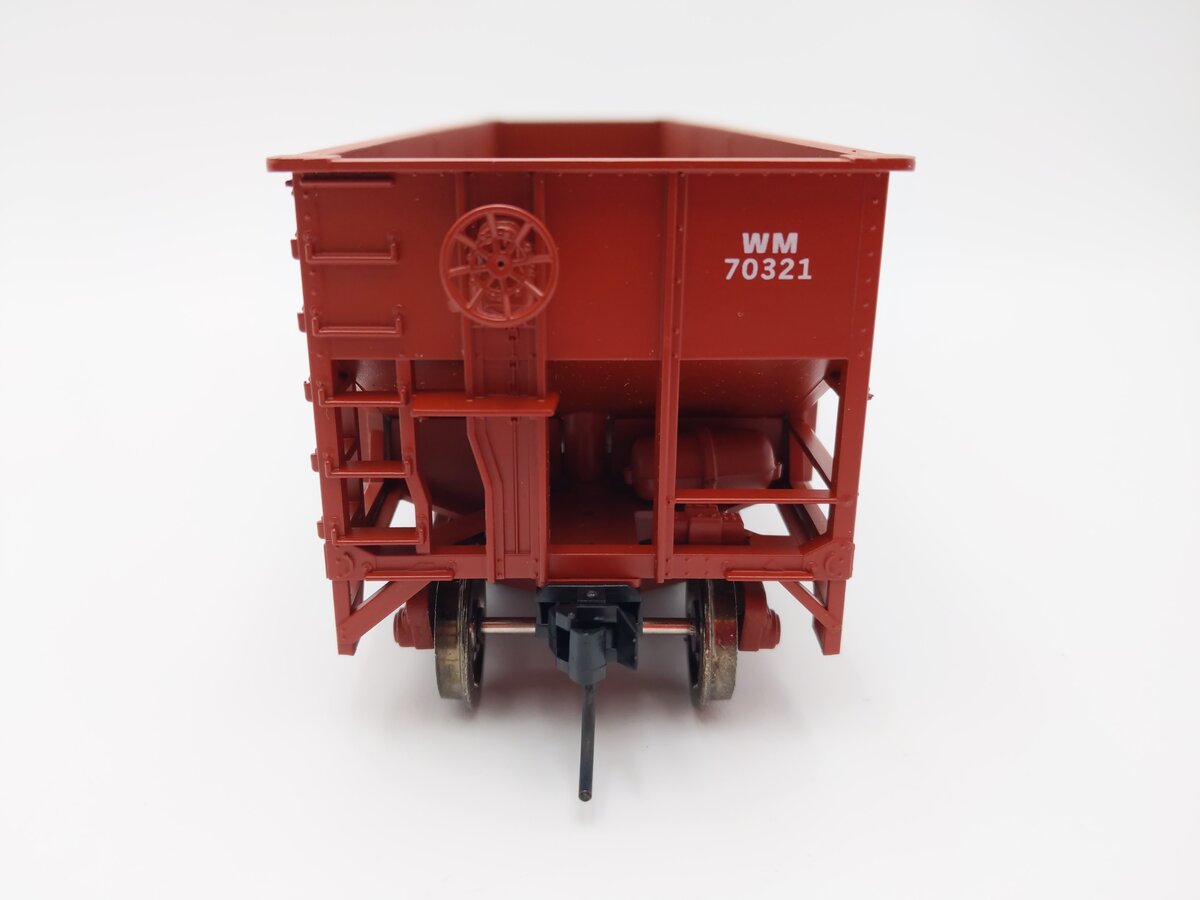 Weaver U18005SD O Scale Western Maryland 3-Bay 9 Panel Hopper (2-Rail) EX/Box