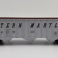 Weaver O Scale Western Maryland 3 Bay Ribbed Hopper #85076 (2-Rail) LN/Box