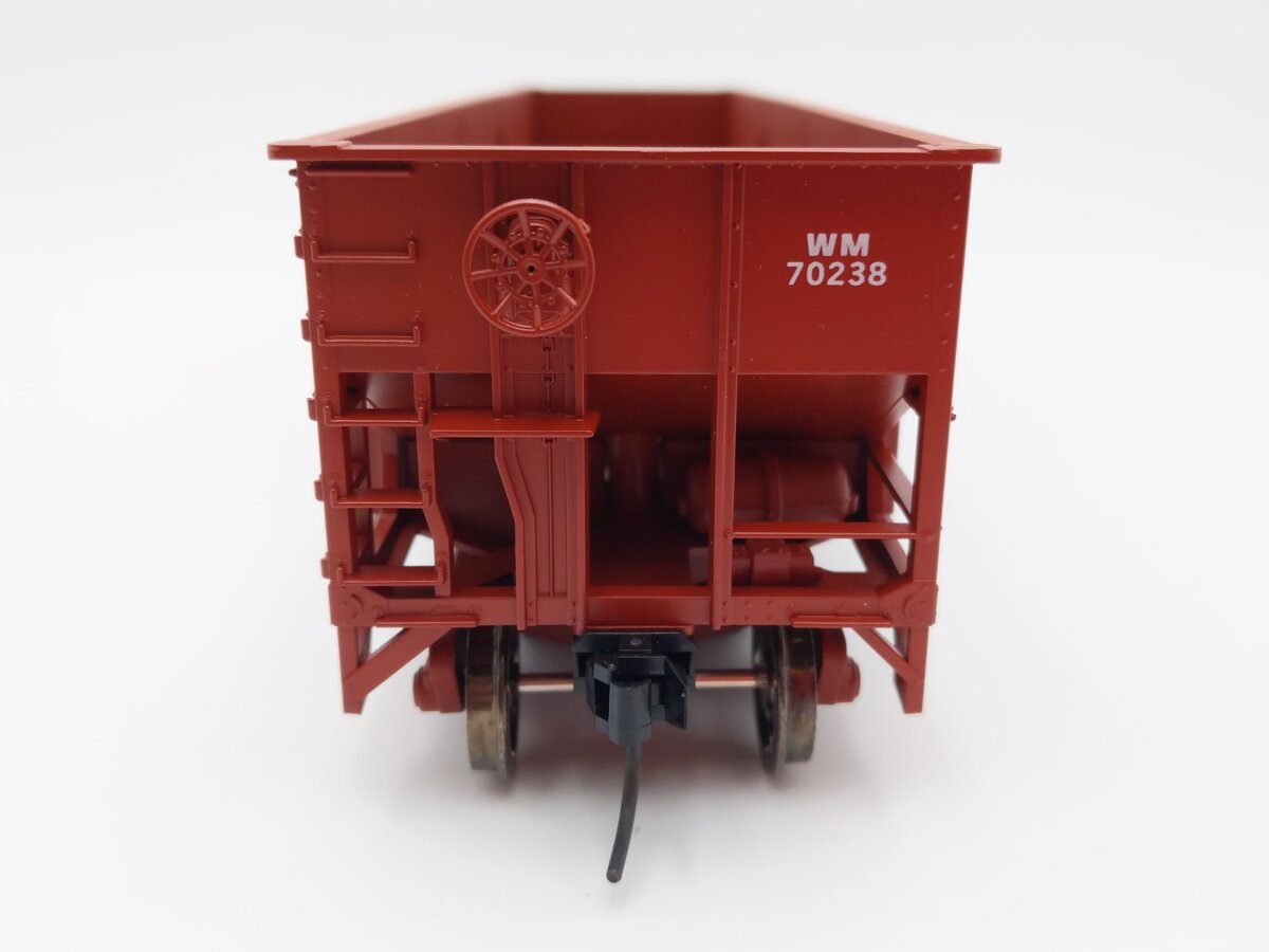 Weaver U18005SD O Scale Western Maryland 3-Bay 9 Panel Hopper #70238 (2-Rail) EX/Box