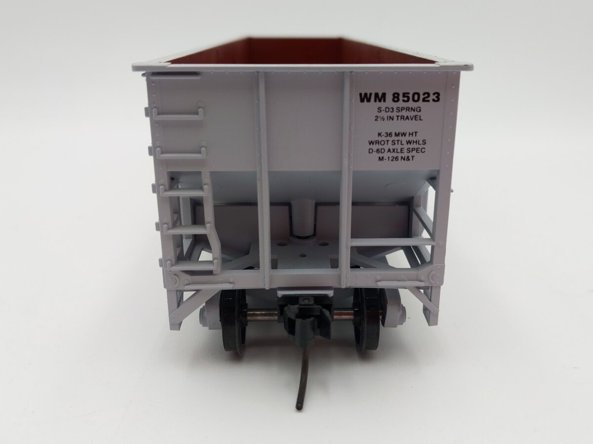 Weaver O Scale Western Maryland 3 Bay Ribbed Hopper #85023 (2-Rail) EX/Box