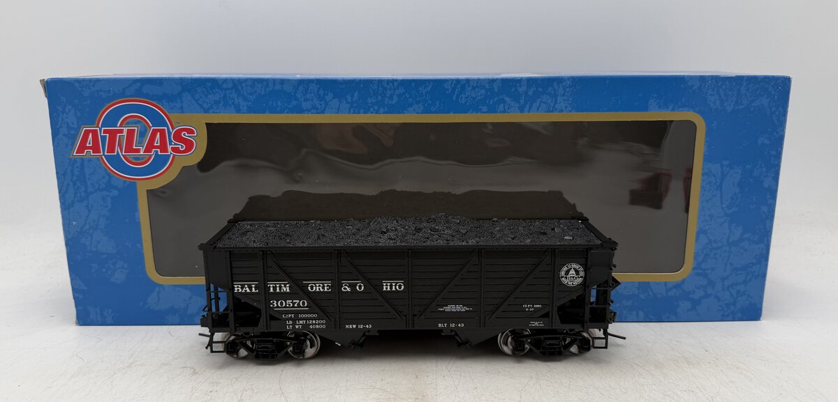 Atlas 7421-9 O Baltimore & Ohio 50 Ton War Emergency Hopper Car #30570 (2 Rail) LN/Box