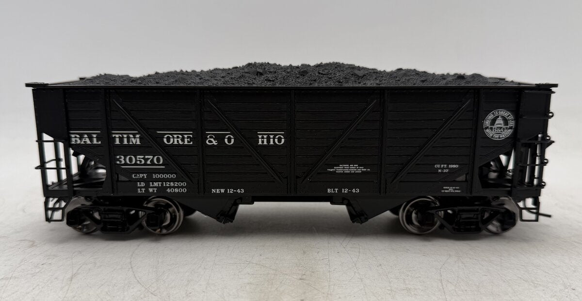 Atlas 7421-9 O Baltimore & Ohio 50 Ton War Emergency Hopper Car #30570 (2 Rail) LN/Box