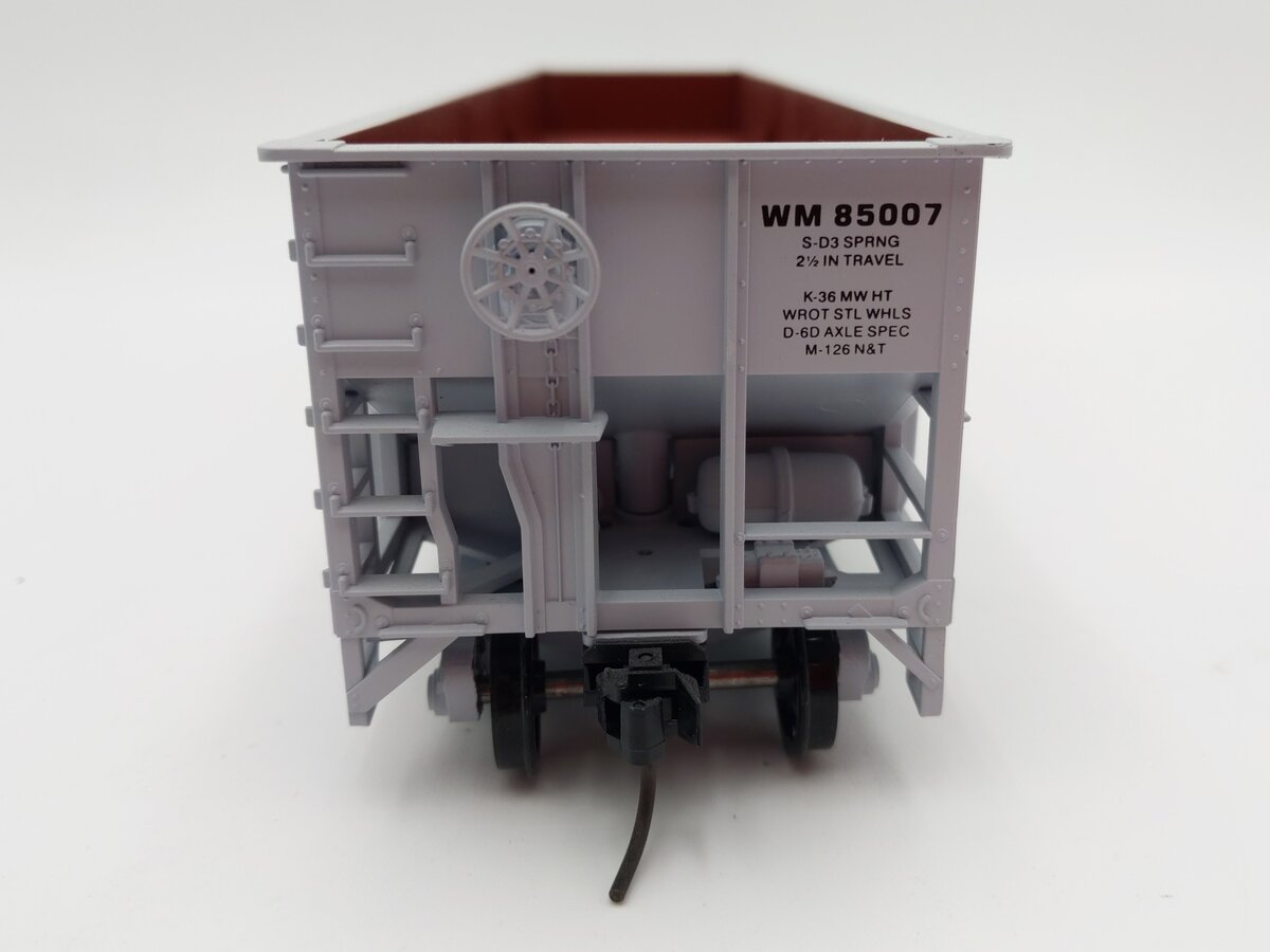 Weaver O Scale Western Maryland 3 Bay Ribbed Hopper #85007 (2-Rail) EX/Box