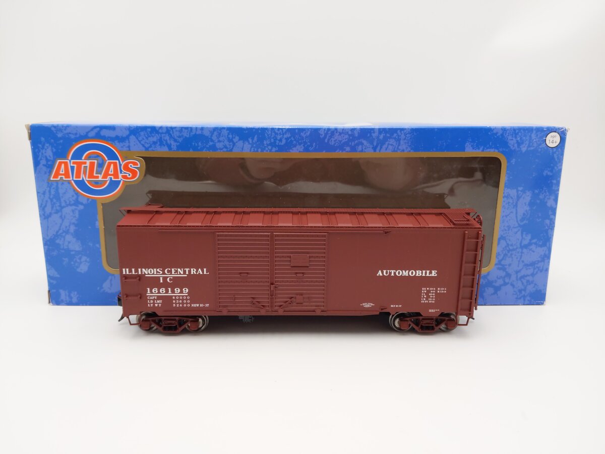 Atlas 3002830-4 O Scale IC 1937 AAR Double Door Boxcar #166199 (2-Rail) EX/Box
