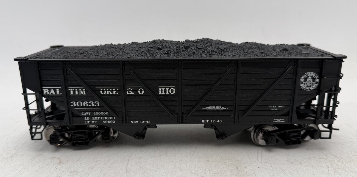 Atlas 7421-11 O Baltimore & Ohio 50 Ton War Emergency Hopper Car #30633 (2 Rail) LN/Box