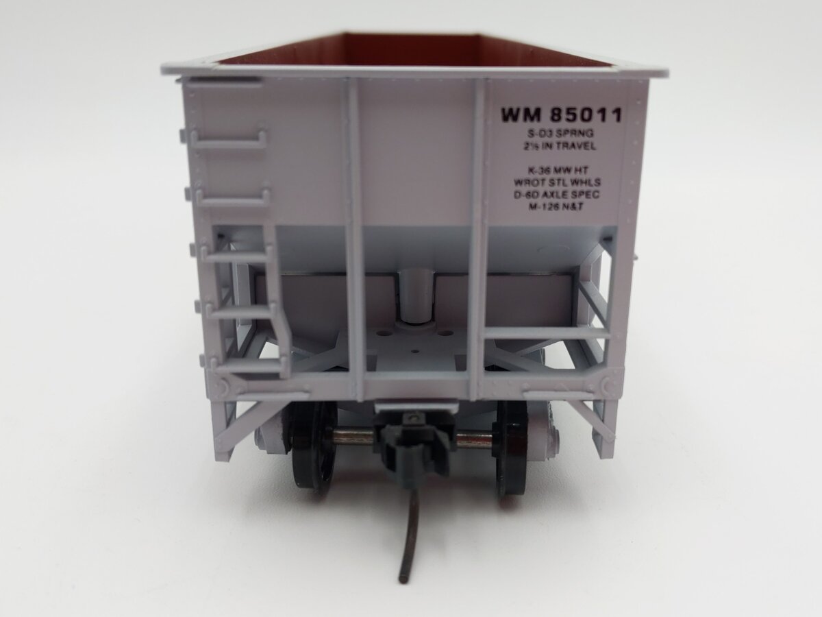 Weaver O Scale Western Maryland 3 Bay Ribbed Hopper #85011 (2-Rail) EX/Box