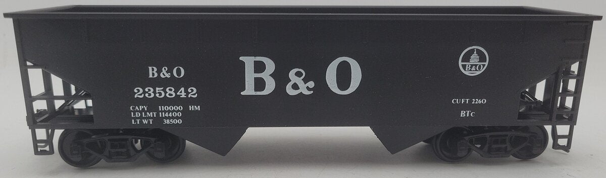 Weaver 901 O Scale Baltimore & Ohio Two Bay Hopper Car #235842 (2-Rail) EX/Box