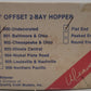 Weaver 901 O Scale Baltimore & Ohio Two Bay Hopper Car #235842 (2-Rail) EX/Box