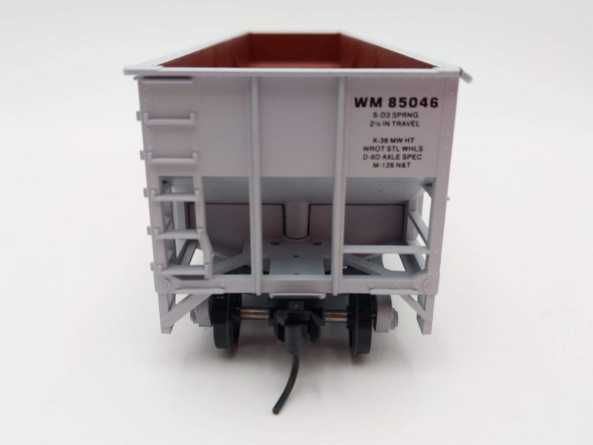 Weaver O Scale Western Maryland 3 Bay Ribbed Hopper #85046 (2-Rail) EX/Box